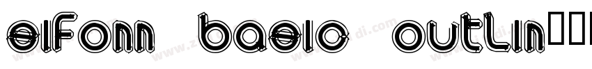 Sifonn Basic Outlin字体转换